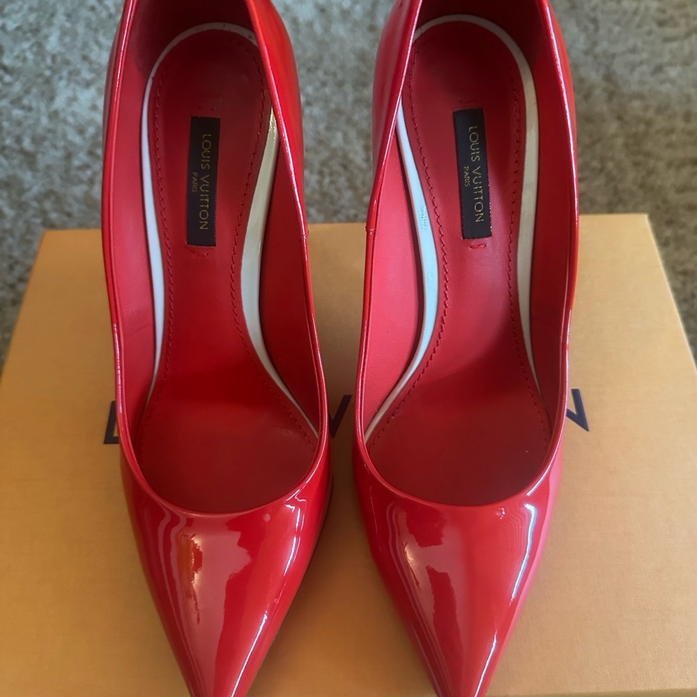 Louis Vuitton Eyeline Pump Red High heel - Picture 2 of 5